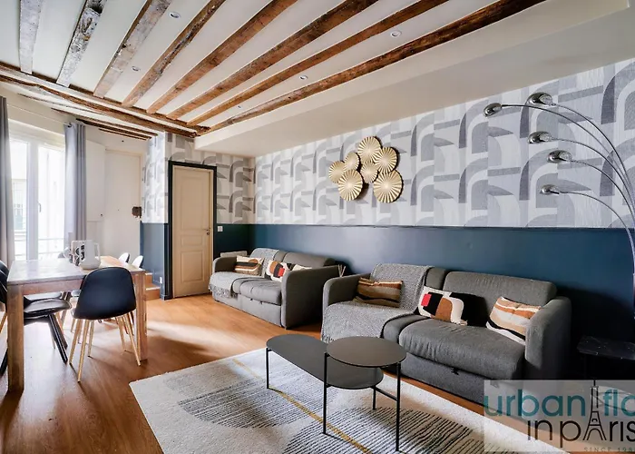Urban Flat 02 - 4 Bedrooms Flat In Center Of Lejlighed Paris
